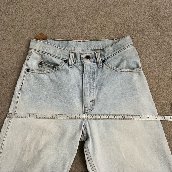 Vintage 1989 Levi’s 550 Silver Tab Relaxed Fit Jeans Light Wash 0708 / USA - Picture 14 of 16